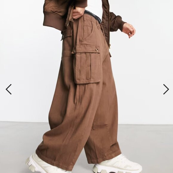 JADED LONDON Oversize balloon cargo pants - Picture 4 of 8